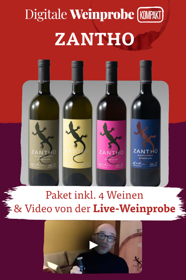 Digitale Weinprobe Österreich - ZANTHO