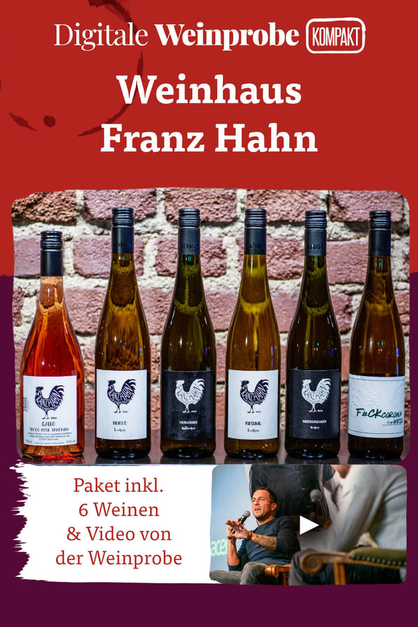 Produktbild Digitale Weinprobe Kompakt - Weinhaus Franz Hahn