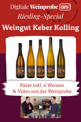 Weinpaket mit Video mit dem Weingut Keber Kolling