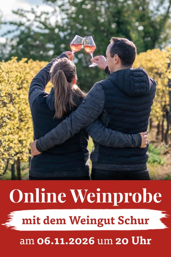 Online Weinpobe mit dem Weingut Schur