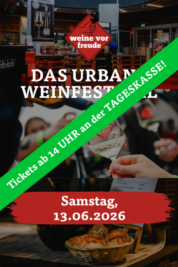 Weine vor Freude 2026 - Das urbane Weinfestival