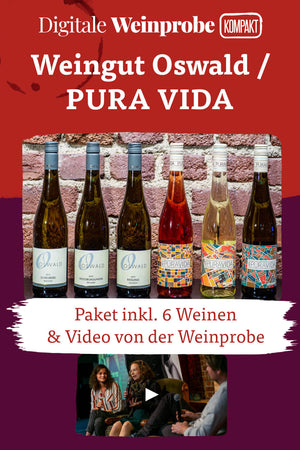 Produktbild Digitale Weinprobe Kompakt - Weingut Oswald/PURA VIDA