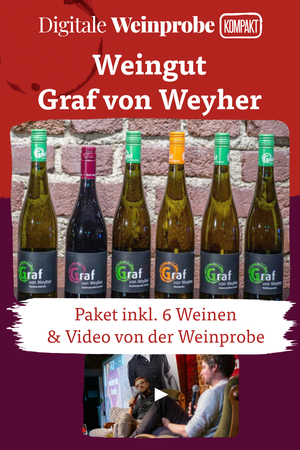 Produktbild Digitale Weinprobe Kompakt - Weingut Graf von Weyher