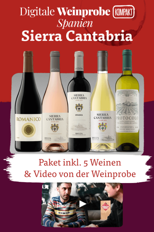 Produktbild Digitale Weinprobe Kompakt - Sierra Cantabria (Spanien)